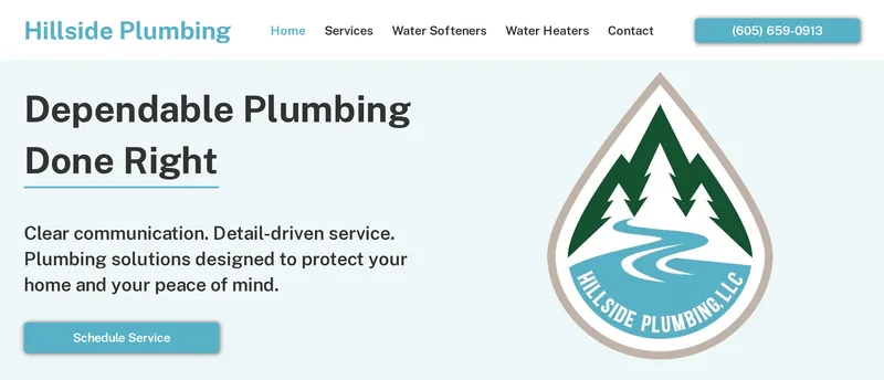 Homepage of Hillside Plumbing